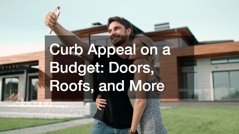 Curb Appeal on a Budget  Doors, Roofs, and More