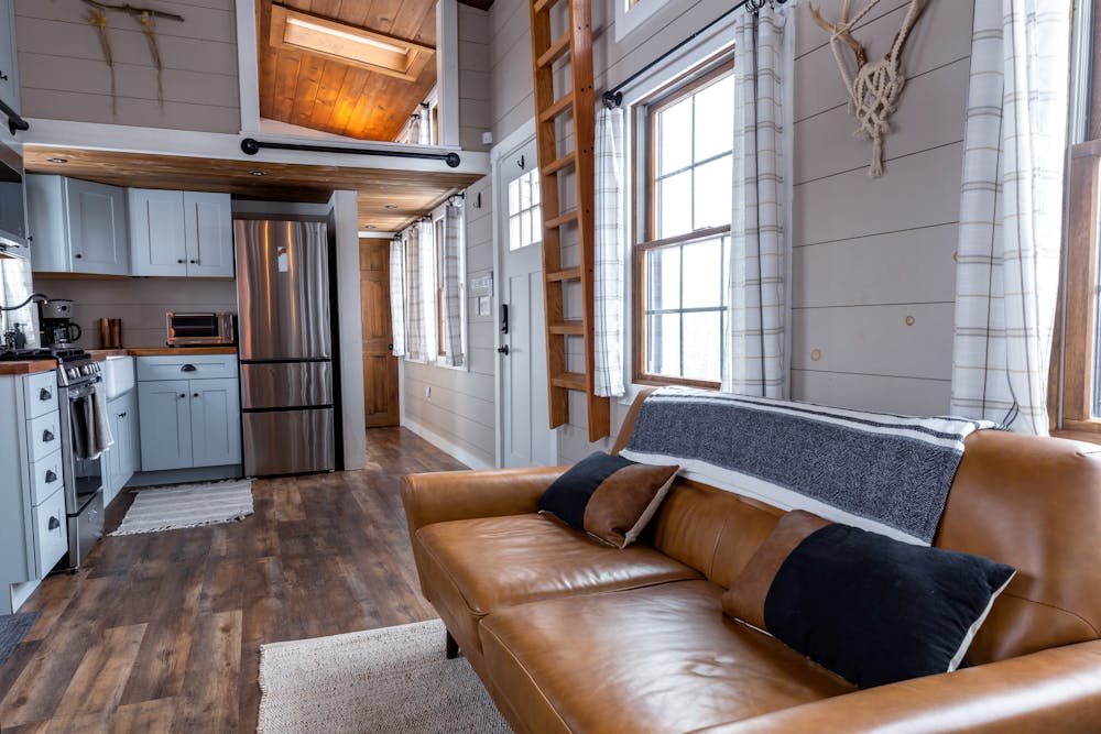 home interior with neutral colors and earth tones