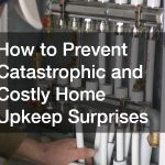 How to Prevent Catastrophic and Costly Home Upkeep Surprises